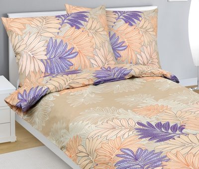 Bavlněné povlečení Oranžová,Fialová 90/395{% if product.brand.name %} – Bellatex{% endif %}
