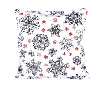 Vánoční povlak bavlna Černé a červené vločky 1167 40x40 cm{% if product.brand.name %} – Forbyt{% endif %}