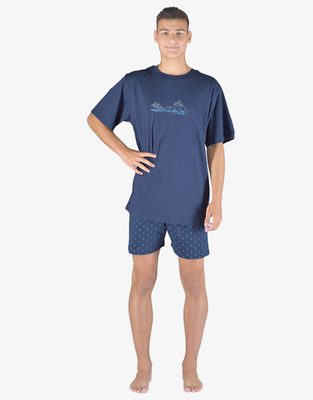 Pyžamo krátké pánské{% if product.brand.name %} – Gina{% endif %}