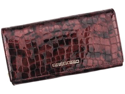 Gregorio Kožená višňová dámská peněženka dárkové krabičce{% if product.brand.name %} – Gregorio{% endif %}