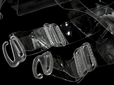 Ramínka silikonová šíře 15 mm s plastovým zapínáním{% if variant.name %} – transparent{% endif %}