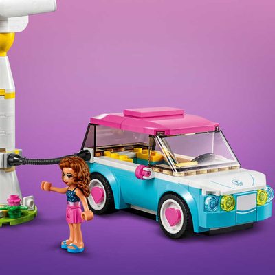 LEGO FRIENDS Olivia a její elektromobil 41443 STAVEBNICE – fotka 3