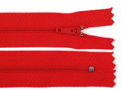 Spirálový Zip - Šíře 3 mm, Délka 18 cm - Pro Všestranné Použití{% if variant.name %} – 148 červená{% endif %}