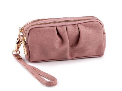 Kabelka / pouzdro do ruky 18x9,5 cm{% if variant.name %} – 3 starorůžová sv.{% endif %}