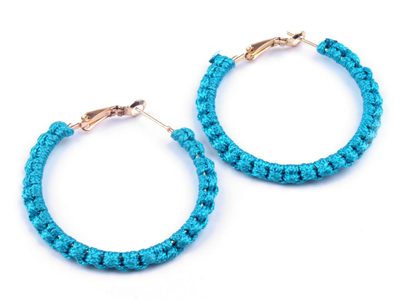 Náušnice RING háčkované (1 pár){% if product.brand.name %} – Stoklasa{% endif %}
