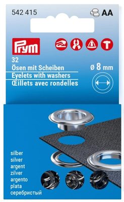 Průchodky nikl 8 mm s podložkou 32 ks{% if product.brand.name %} – VTC{% endif %}
