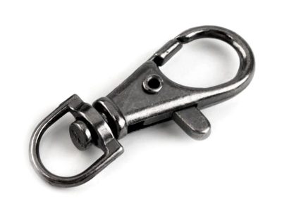 Kovová karabina průvlek 10 mm 4ks{% if variant.name %} – 2 nikl černý{% endif %}