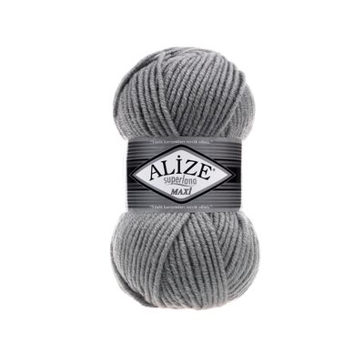 Příze s vlnou Superlana maxi 100 g{% if variant.name %} – 87 šedá{% endif %}