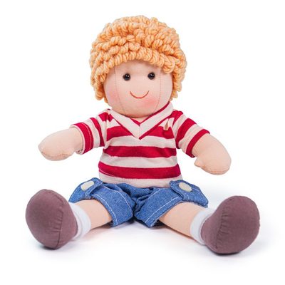 Bigjigs Toys Látková panenka Harry 28 cm{% if product.brand.name %} – BigJigs{% endif %}