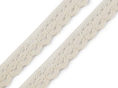 Bavlněná krajka paličkovaná šíře 20 mm METRÁŽ{% if variant.name %} – režná{% endif %}
