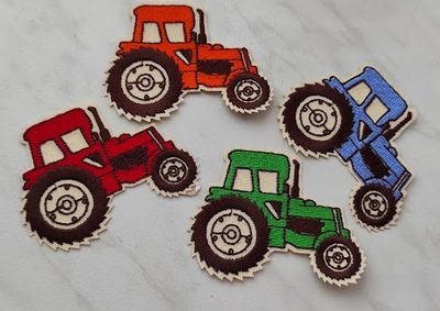 Aplikace nažehlovací  traktor vel. 7,5x6cm{% if product.brand.name %} – Galanterka{% endif %}