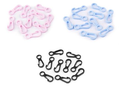 Plastová mini karabina průvlek 7 mm 10 kusů{% if product.brand.name %} – Galanterka{% endif %}