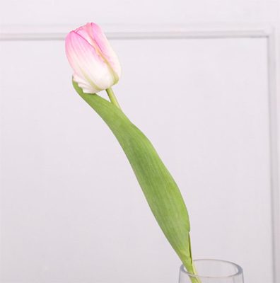 Umělý tulipán bílo-růžový X6862-06{% if product.brand.name %} – {% endif %}