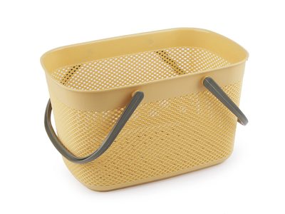 Plastový košík 18,5x28 cm{% if variant.name %} – 11 béžová světlá{% endif %}