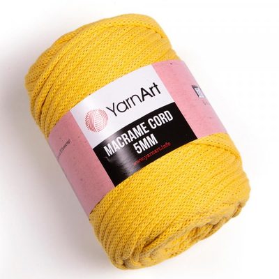 Příze Macrame Cord 5 mm 500 gramů{% if variant.name %} – 764 žlutá{% endif %}