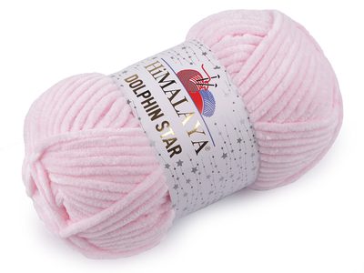 Dolphin Star Pletací žinylková příze s lurexovým vláknem 100 g{% if variant.name %} – 4 (92103) růžová nejsv.{% endif %}