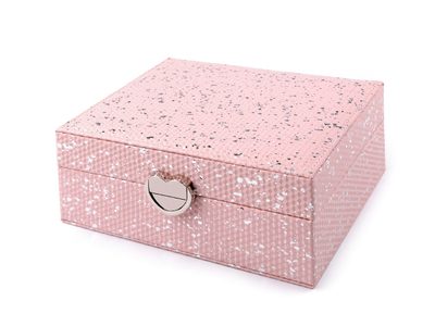Šperkovnice 15,5x20,5x8 cm{% if variant.name %} – 2 pudrová stříbrná{% endif %}