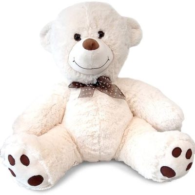 Plyšový medvídek 60 cm světlý bílý{% if product.brand.name %} – Mac Toys{% endif %}