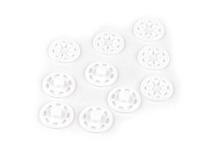 Plastové patentky / stiskací knoflíky Ø25 mm 5 párů{% if variant.name %} – 3 bílá{% endif %}