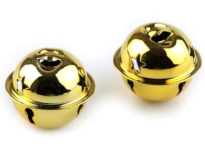 Vánoční rolnička Ø30 mm 1 kus{% if variant.name %} – 2 zlatá{% endif %}