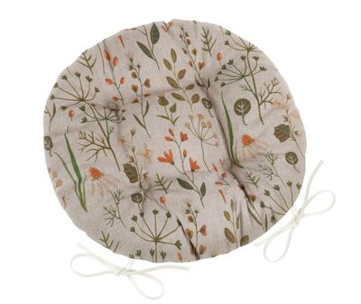 Sedák DITA kulatý prošívaný Režná,Zelená,Oranžová 62/406 průměr 40 cm{% if product.brand.name %} – Bellatex{% endif %}