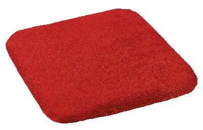 Sedák hladký Korall micro Červená 60/14 40x40 cm{% if product.brand.name %} – Bellatex{% endif %}