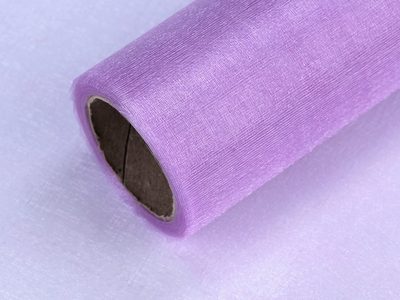 Organza / stuha střední lesk šíře 14,5 cm návin 9 metrů{% if variant.name %} – 44 fialová lila{% endif %}