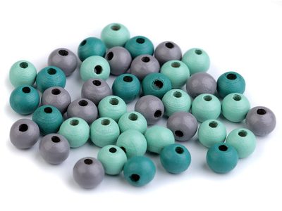 Dřevěné korálky Ø8 mm 20g{% if product.brand.name %} – Galanterka{% endif %}