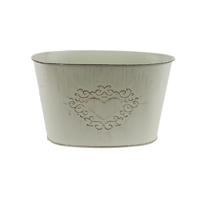 Květináč plechový ovál K3946/2 - 22,5 x 13,5 x 14 cm{% if product.brand.name %} – Morex{% endif %}