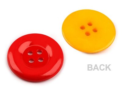 Knoflík barevný mix velikost 40" 20 ks v balení – fotka 1