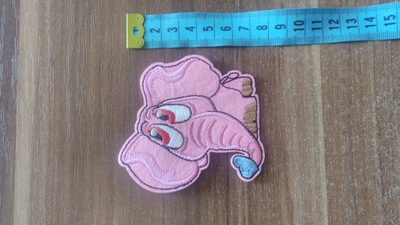 Nažehlovačka slon růžový – fotka 1