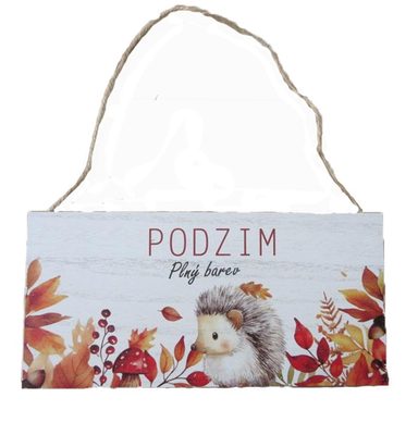 Cedule PODZIM k zavěšení D7901 - 25*12{% if product.brand.name %} – {% endif %}