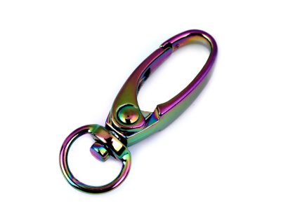 Kovová karabina duhová průvlek 9 mm 2 kusy{% if product.brand.name %} – Galanterka{% endif %}