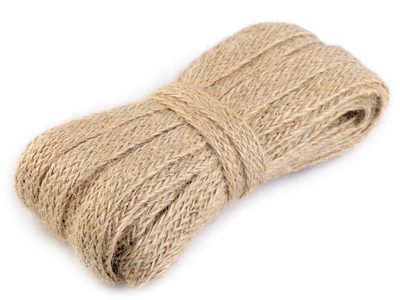 Jutová stuha šíře 11 mm návin 10 metrů{% if product.brand.name %} – Galanterka{% endif %}