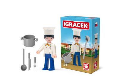 Kuchař igráček s doplňky v krabičce{% if product.brand.name %} – Efko{% endif %}