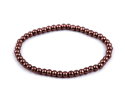 Perlový náramek{% if variant.name %} – 7 (Ø6 mm) hnědá{% endif %}
