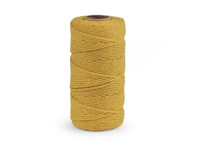 Bavlněná příze macrame / háčkovací{% if variant.name %} – 2 hořčicová{% endif %}