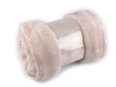 Deka bubble fleece 150x200 cm{% if variant.name %} – 2 béžová světlá{% endif %}