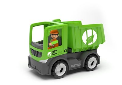 IGRÁČEK MultiGO CITY auto sklápěčka zelená s řidičem{% if product.brand.name %} – Efko{% endif %}
