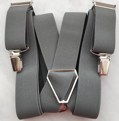 Šle pánské X, široké 3 cm, délka 115 cm{% if variant.name %} – šedá{% endif %}