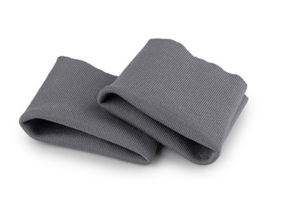 Elastické bavlněné náplety na rukávy šíře 14 cm{% if variant.name %} – 3 šedá{% endif %}