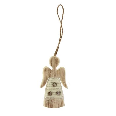 Anděl k zavěšení bílý D1718-01 - 6 x 0.9 x 11 cm{% if product.brand.name %} – Morex{% endif %}
