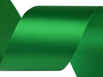 Atlasová stuha oboulící šíře 50 mm návin 20 metrů{% if variant.name %} – 309 zelená irská{% endif %}