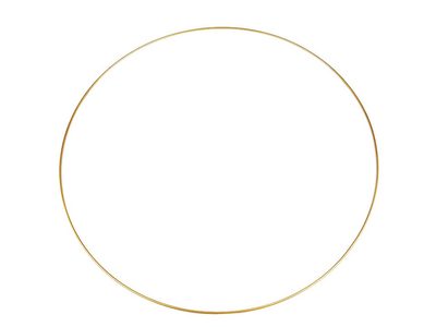Kovový kruh na lapač snů / k dekorování Ø60 cm{% if variant.name %} – 3 zlatá{% endif %}