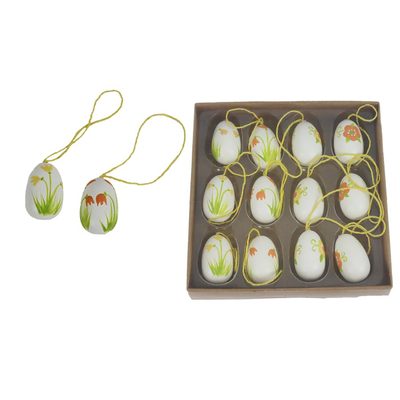 Velikonoční vajíčka, 12 ks D6147 - dia 1,6 x 3 cm{% if product.brand.name %} – Morex{% endif %}