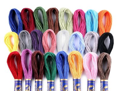 Příze vyšívací Mouline Niťárna mix 24 kusů{% if variant.name %} – mix 1{% endif %}