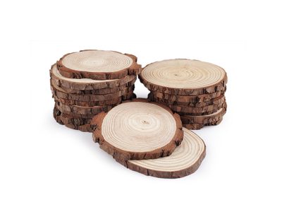 Přírodní dřevěné kolečko / podložka k domalování a dotvoření Ø14 cm{% if product.brand.name %} – Stoklasa{% endif %}