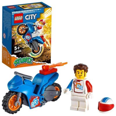 LEGO City Kaskadérská motorka s raketovým pohonem 60298{% if product.brand.name %} – LEGO{% endif %}