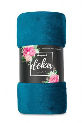 Deka MF UNI SLEEP WELL petrolejová 150x200 cm – fotka 2