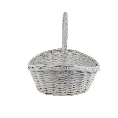 Proutěný košík bílý P2221/B - 26 cm{% if product.brand.name %} – Morex{% endif %}